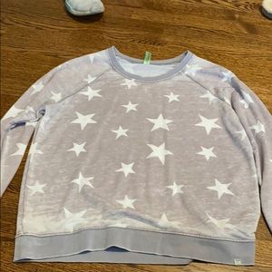 Purple Star crew neck